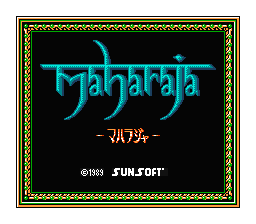 Maharaja — Title screen